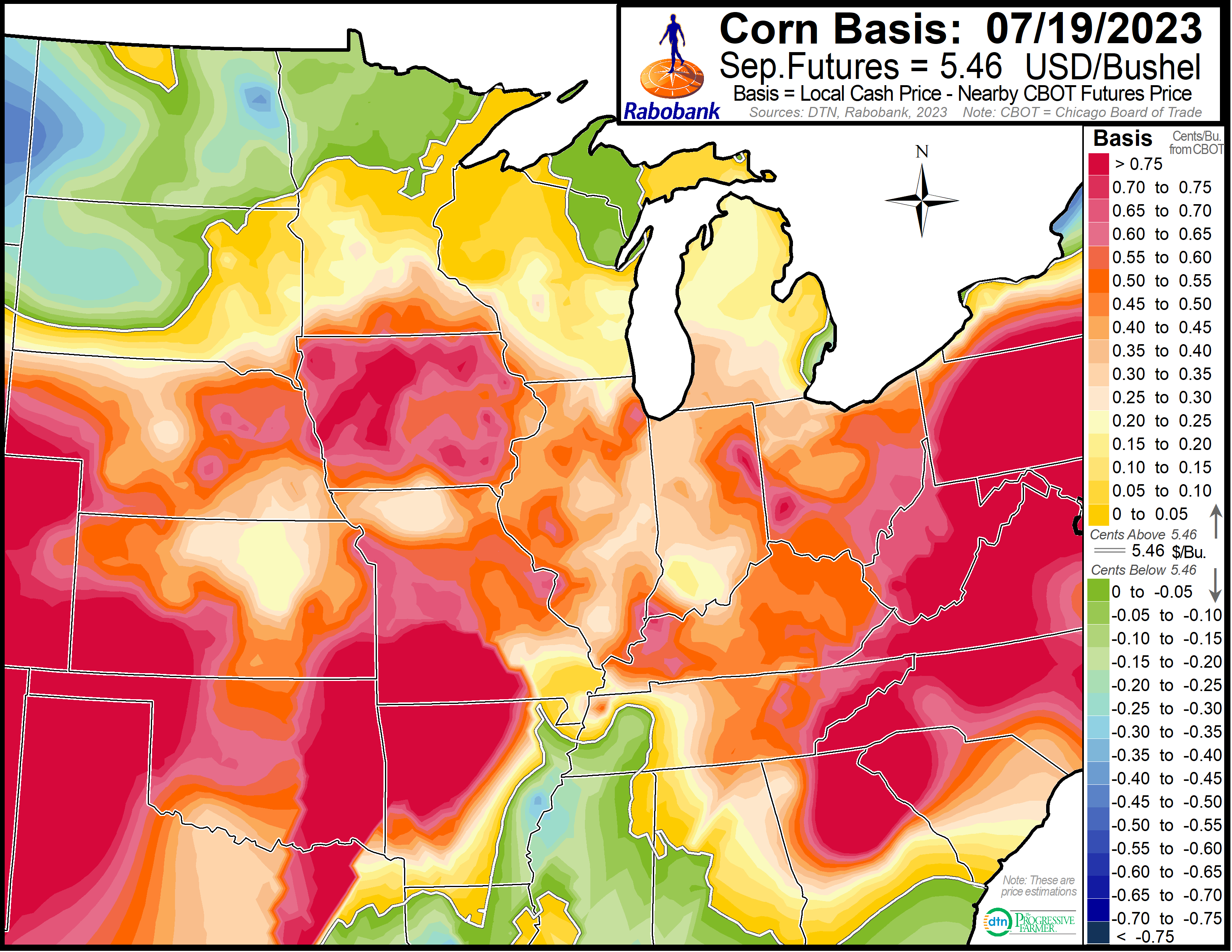 Corn & Soybean Basis Maps Rabo AgriFinance